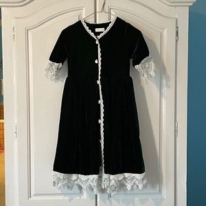 Trish Scully Rosalina Dress Emerald Velvet, size 10